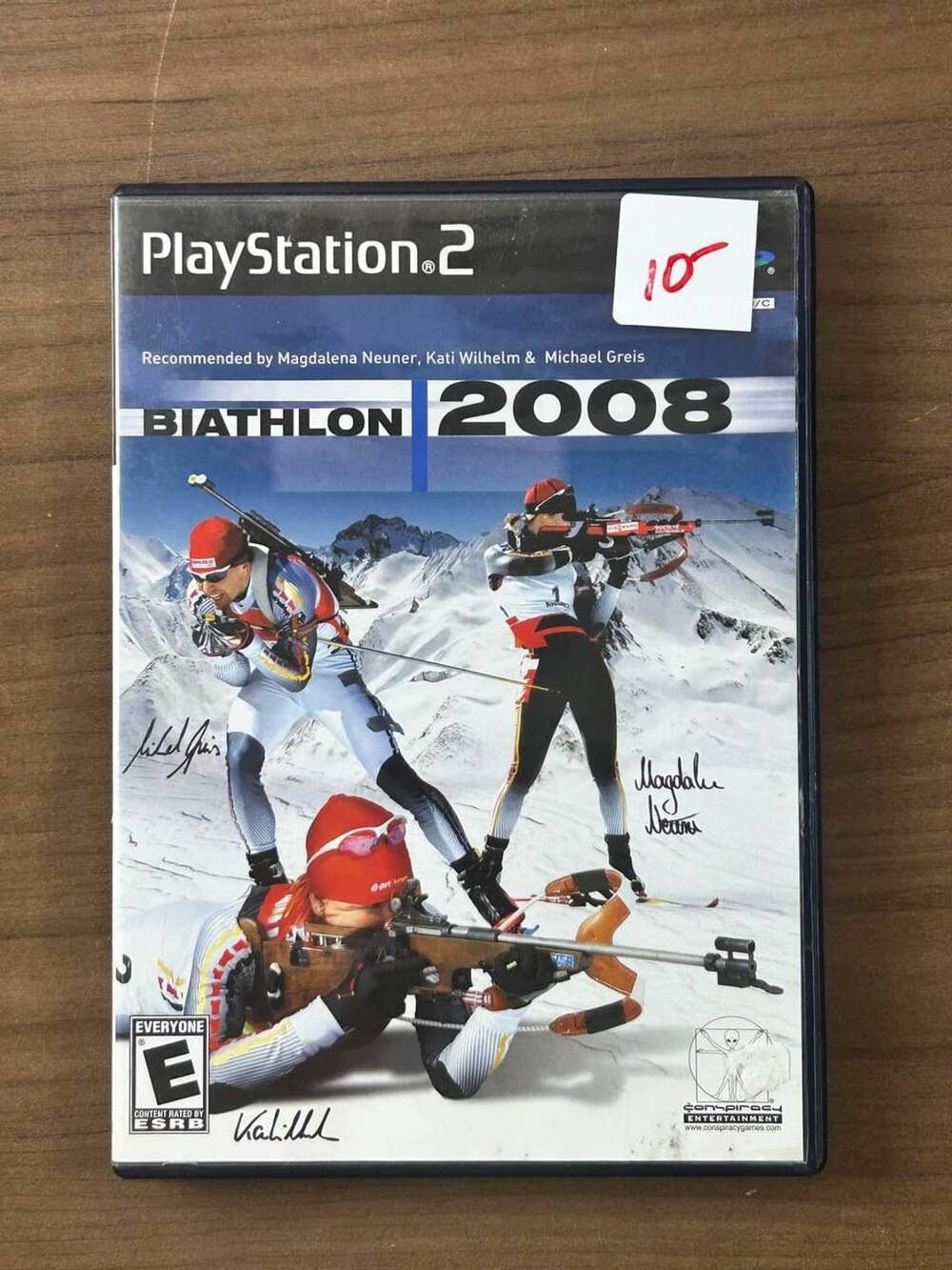 Biathlon 2008 PS2 PlayStation 2 NTSC-U/C Disc Case Manual Complete